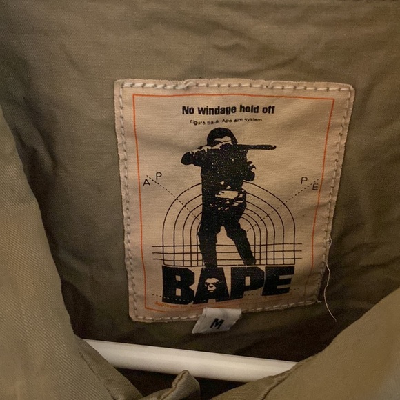 BAPE BUTTON UP - Picture 2 of 4